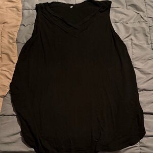 Women's Black Sleeveless Top
